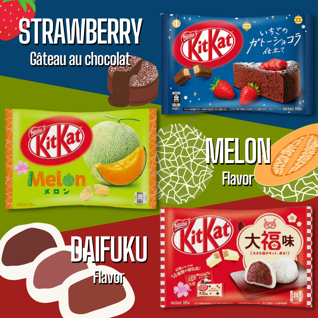 Japanese Kit Kats 21 Pcs Variety Bundle